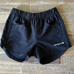 Carhartt Black Athletic Shorts with Elastic Waistband